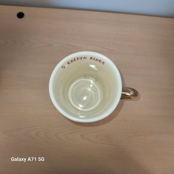 5 Golden Rings Christmas Angela Staehling Booville By Magenta Mug Tea Coffee Tea - Picture 5 of 7